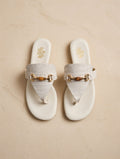 Genuine leather slippers