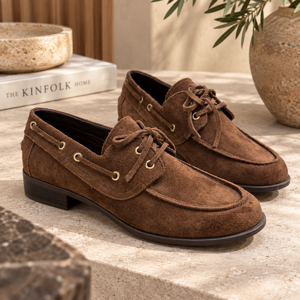 Taba Suede Loafers